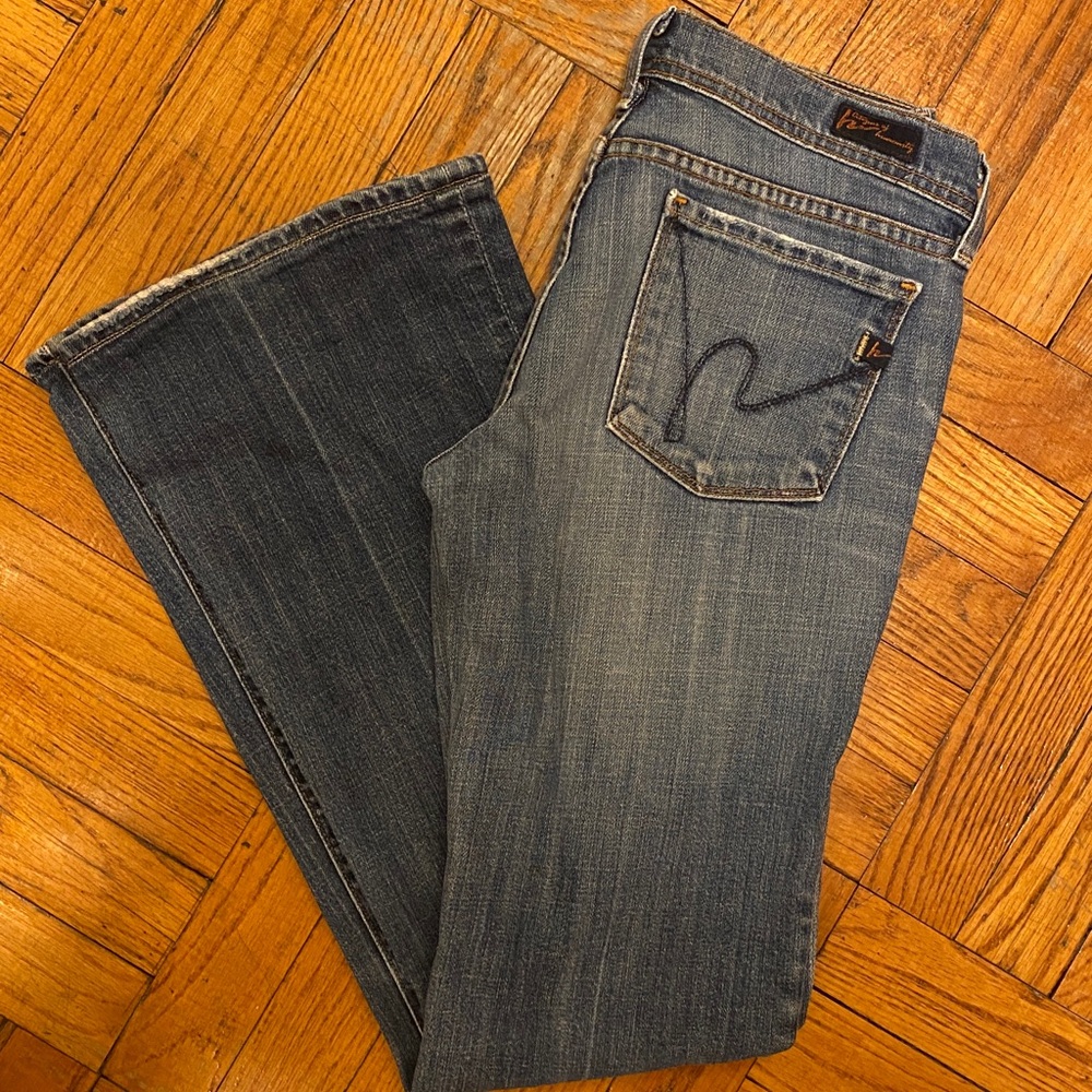 Citizens of Humanity Ingrid #002 Stretch Low Rise Flare Jeans